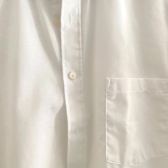 Geoffrey Beene Men's White Dress Shirt Size 16.5/ 32-33 Workwear Business - Picture 4 of 9